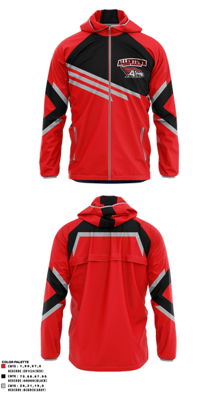 Windbreaker, Allentown High School Cross Country, Cross Country, Teamtime, Team time, sublimation, custom sports apparel, team uniforms, spirit wear, spiritwear, sports uniforms, custom shirts, team store, custom team store, fundraiser sports, apparel fundraiser