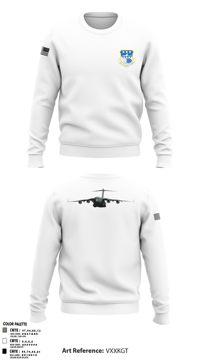 315th Airlift Wing/315th Maintenance Group 82634422 Crew Neck Sweatshirt - 50