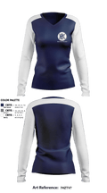 Kent Island Baseball 20036051 Women's Long Sleeve V-neck Shirt - 1