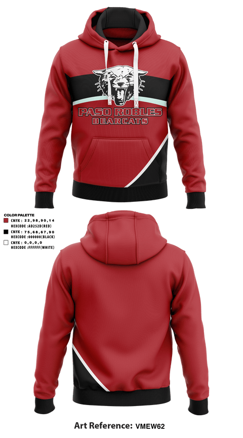 Hoodie, Paso Robles High School, Spirit Store, Teamtime, Team time, sublimation, custom sports apparel, team uniforms, spirit wear, spiritwear, sports uniforms, custom shirts, team store, custom team store, fundraiser sports, apparel fundraiser