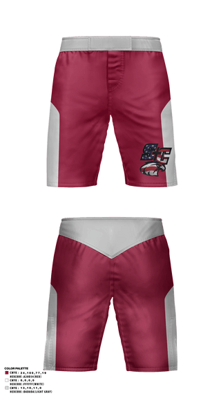 Fight Shorts, Santiam Christian School Wrestling, Wrestling, Teamtime, Team time, sublimation, custom sports apparel, team uniforms, spirit wear, spiritwear, sports uniforms, custom shirts, team store, custom team store, fundraiser sports, apparel fundraiser