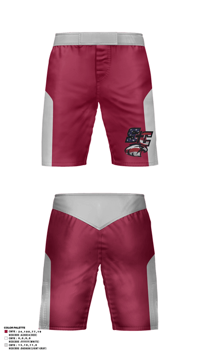 Santiam Christian School Wrestling 60304138 Fight Shorts - 1