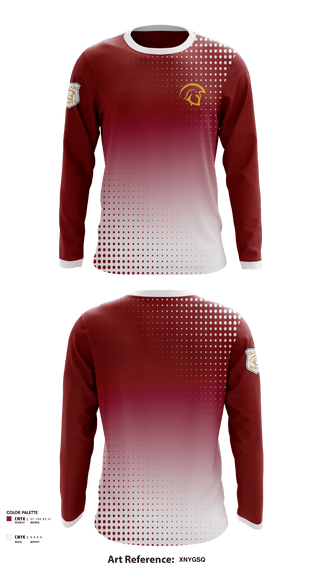 Long Sleeve Performance Shirt, TROJANS, Football, Teamtime, Team time, sublimation, custom sports apparel, team uniforms, spirit wear, spiritwear, sports uniforms, custom shirts, team store, custom team store, fundraiser sports, apparel fundraiser