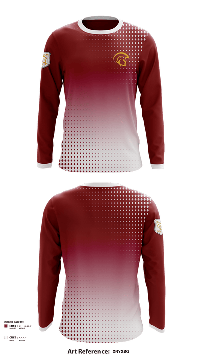 TROJANS 55132227 Long Sleeve Performance Shirt - 1