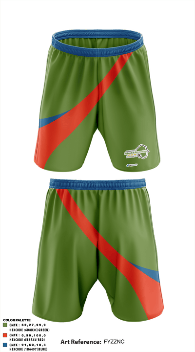 PITT COUNTY COMMUNITY SCHOOLS AND RECREATION 3856790 Athletic Shorts With Pockets - 1