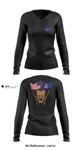1/3 D.Co Colors 38248924 Women's Long Sleeve V-neck Shirt - 1