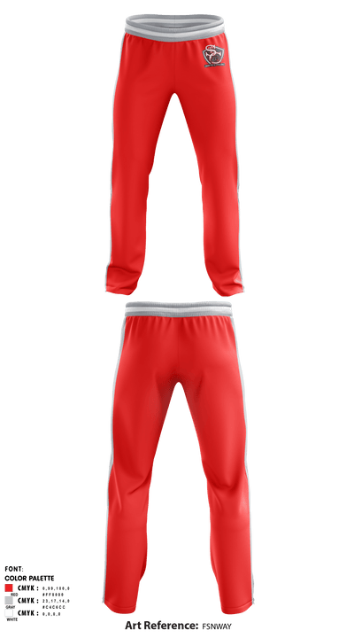 Saint Clair Junior High School 49350784 Sweatpants - 1