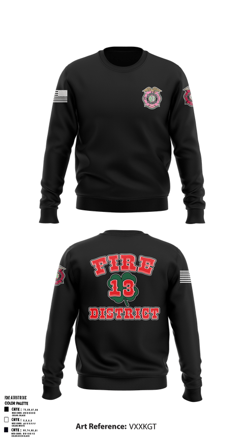 Crew Neck Sweatshirt, FD13, Fire Department, Teamtime, Team time, sublimation, custom sports apparel, team uniforms, spirit wear, spiritwear, sports uniforms, custom shirts, team store, custom team store, fundraiser sports, apparel fundraiser