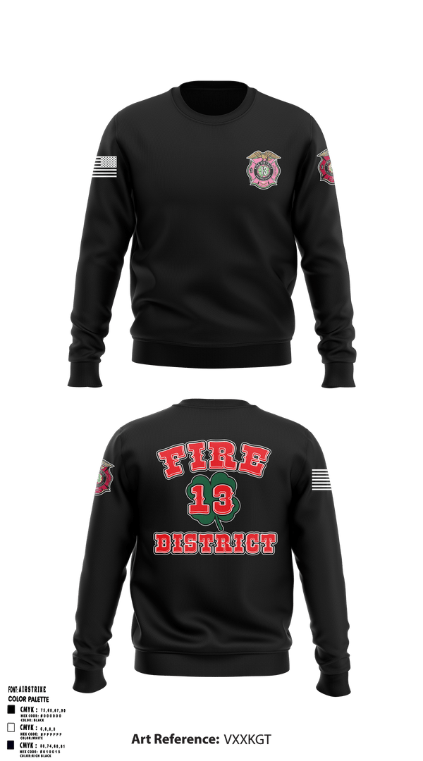 Crew Neck Sweatshirt, FD13, Fire Department, Teamtime, Team time, sublimation, custom sports apparel, team uniforms, spirit wear, spiritwear, sports uniforms, custom shirts, team store, custom team store, fundraiser sports, apparel fundraiser