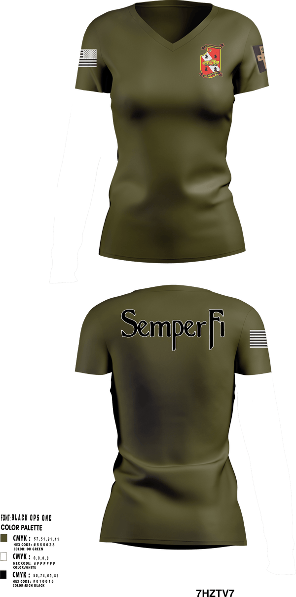 Women's Short Sleeve Vneck Shirt, , Marines, Teamtime, Team time, sublimation, custom sports apparel, team uniforms, spirit wear, spiritwear, sports uniforms, custom shirts, team store, custom team store, fundraiser sports, apparel fundraiser