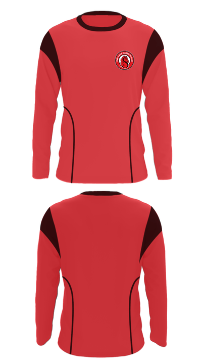 Oak-Land Middle School Cross Country 84378074 Long Sleeve Performance Shirt - 3