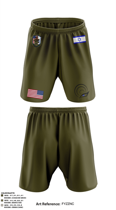 13th Missile Defense Battery 67217504 Athletic Shorts With Pockets - 4