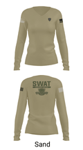 CHEEKTOWAGA SWAT 31207294 Women's Long Sleeve V-neck Shirt - 42