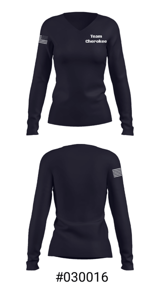 Women's Long Sleeve Vneck Shirt, , National Guard, Teamtime, Team time, sublimation, custom sports apparel, team uniforms, spirit wear, spiritwear, sports uniforms, custom shirts, team store, custom team store, fundraiser sports, apparel fundraiser