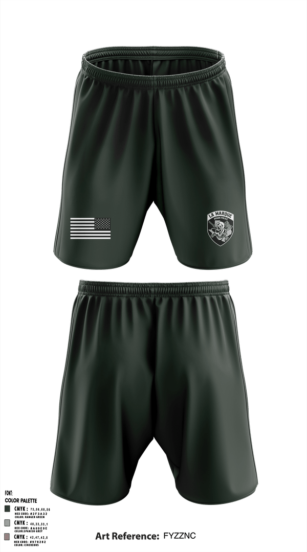 Athletic Shorts With Pockets, La Marque Arson Police, Police, Teamtime, Team time, sublimation, custom sports apparel, team uniforms, spirit wear, spiritwear, sports uniforms, custom shirts, team store, custom team store, fundraiser sports, apparel fundraiser