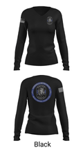 LMPD WELLNESS UNIT 57216807 Women's Long Sleeve V-neck Shirt - 23