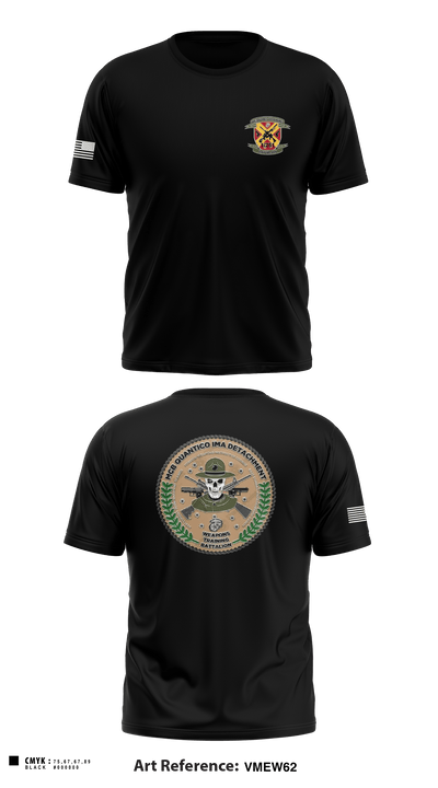 Weapons Training Battalion 3430348 Short Sleeve Performance Shirt - 3
