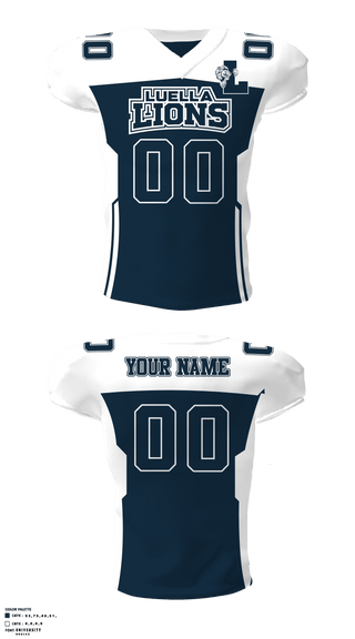 Football Jersey, Luella Lions Flag Football, School Spirit Store, Teamtime, Team time, sublimation, custom sports apparel, team uniforms, spirit wear, spiritwear, sports uniforms, custom shirts, team store, custom team store, fundraiser sports, apparel fundraiser
