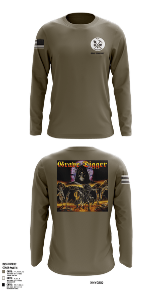 Long Sleeve Performance Shirt, , Army, Teamtime, Team time, sublimation, custom sports apparel, team uniforms, spirit wear, spiritwear, sports uniforms, custom shirts, team store, custom team store, fundraiser sports, apparel fundraiser