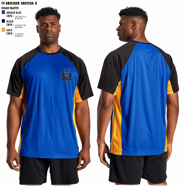 Short Sleeve Performance Shirt, Predators, Men's Basketball, Teamtime, Team time, sublimation, custom sports apparel, team uniforms, spirit wear, spiritwear, sports uniforms, custom shirts, team store, custom team store, fundraiser sports, apparel fundraiser