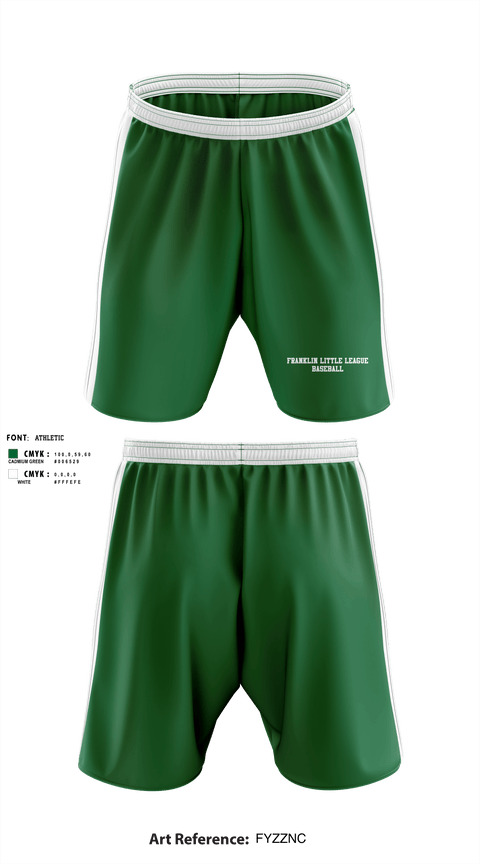 Athletic Shorts With Pockets, Franklin Little League Baseball, Baseball, Teamtime, Team time, sublimation, custom sports apparel, team uniforms, spirit wear, spiritwear, sports uniforms, custom shirts, team store, custom team store, fundraiser sports, apparel fundraiser