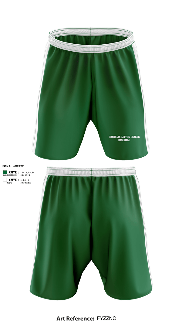 Athletic Shorts With Pockets, Franklin Little League Baseball, Baseball, Teamtime, Team time, sublimation, custom sports apparel, team uniforms, spirit wear, spiritwear, sports uniforms, custom shirts, team store, custom team store, fundraiser sports, apparel fundraiser