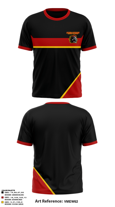 Arthur-Lovington-Atwood-Hammond High School 11018740 Short Sleeve Performance Shirt - 1