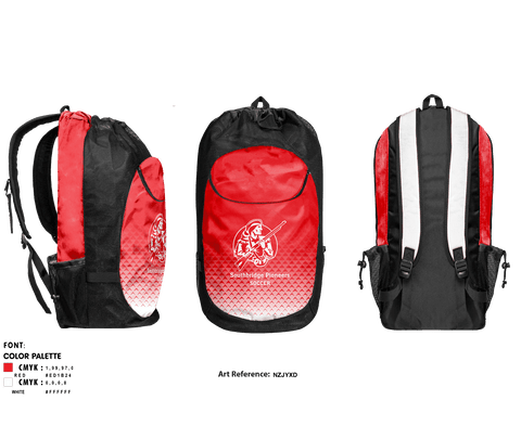 Gear Bag, Southbridge High School Soccer, Men's Soccer, Teamtime, Team time, sublimation, custom sports apparel, team uniforms, spirit wear, spiritwear, sports uniforms, custom shirts, team store, custom team store, fundraiser sports, apparel fundraiser