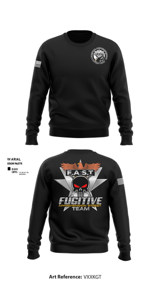 Crew Neck Sweatshirt, , Police, Teamtime, Team time, sublimation, custom sports apparel, team uniforms, spirit wear, spiritwear, sports uniforms, custom shirts, team store, custom team store, fundraiser sports, apparel fundraiser