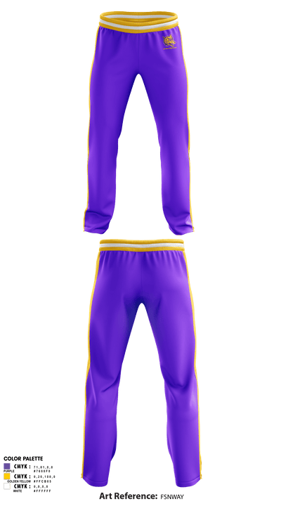 Cut Bank High School cheer 95252455 Sweatpants - 1