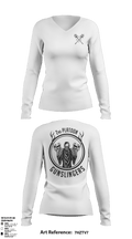 113th 2nd platoon 28176781 Women's Long Sleeve V-neck Shirt - 3