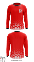Glenwood High School Wrestling 84372950 Long Sleeve Rash Guard Shirt - 1