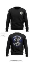 PCSO K-9 INTERDICTION 89630540 Crew Neck Sweatshirt - 1