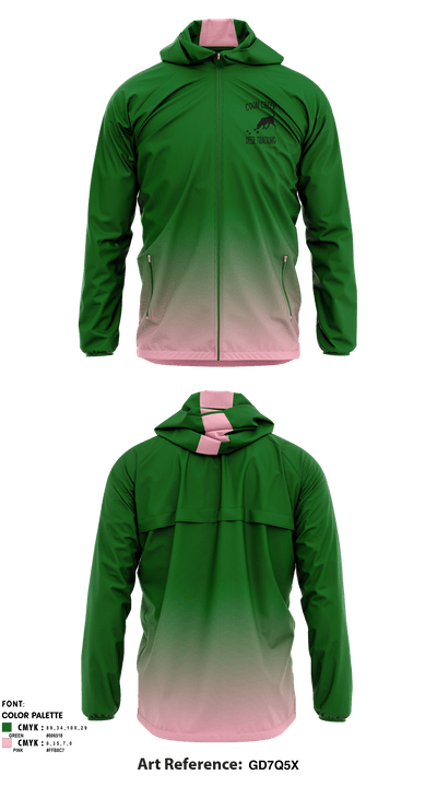Coon Creek Deer Tracking 80561059 Windbreaker - 1