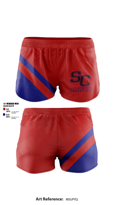 South Central High School Cheer 2672951 Women's Shorts - 1