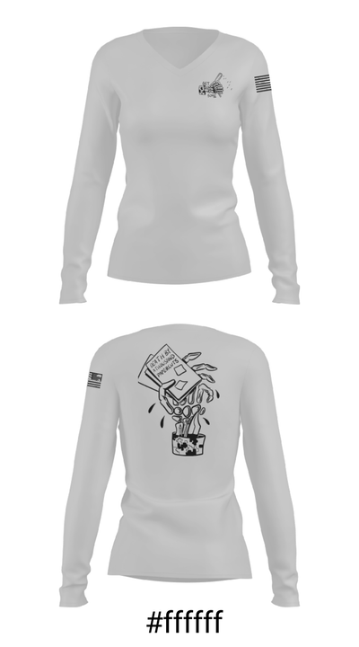 HHB 2-130 FAR 21381973 Women's Long Sleeve V-neck Shirt - 35