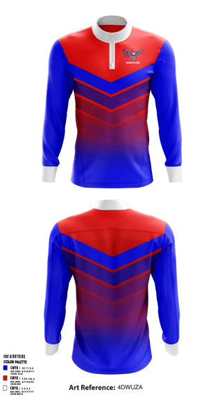 Quarter Zip Jacket, Wellsville High School Wrestling, Wrestling, Teamtime, Team time, sublimation, custom sports apparel, team uniforms, spirit wear, spiritwear, sports uniforms, custom shirts, team store, custom team store, fundraiser sports, apparel fundraiser