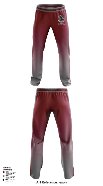 Istrouma High School Wrestling 12137038 Sweatpants - 1