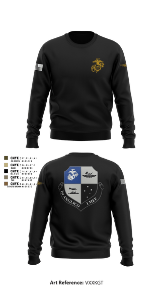 Crew Neck Sweatshirt, , Marines, Teamtime, Team time, sublimation, custom sports apparel, team uniforms, spirit wear, spiritwear, sports uniforms, custom shirts, team store, custom team store, fundraiser sports, apparel fundraiser