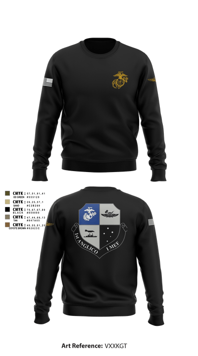 1st ANGLICO 88705849 Crew Neck Sweatshirt - 1