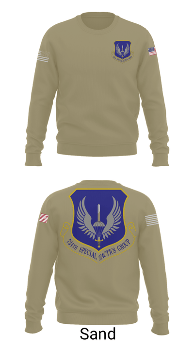 724th Special Tactics Group 79677421 Crew Neck Sweatshirt - 12