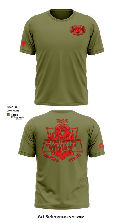 RSS EMPIRE STATE 18505980 Short Sleeve Performance Shirt - 2