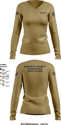 GCNTF 76006174 Women's Long Sleeve V-neck Shirt - 3