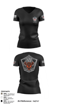 329TH CWC 25491808 Women's Short Sleeve V-neck Shirt - 3