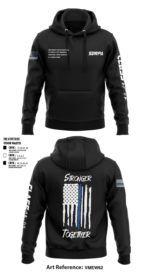 Hoodie, SDRPA, Police, Teamtime, Team time, sublimation, custom sports apparel, team uniforms, spirit wear, spiritwear, sports uniforms, custom shirts, team store, custom team store, fundraiser sports, apparel fundraiser