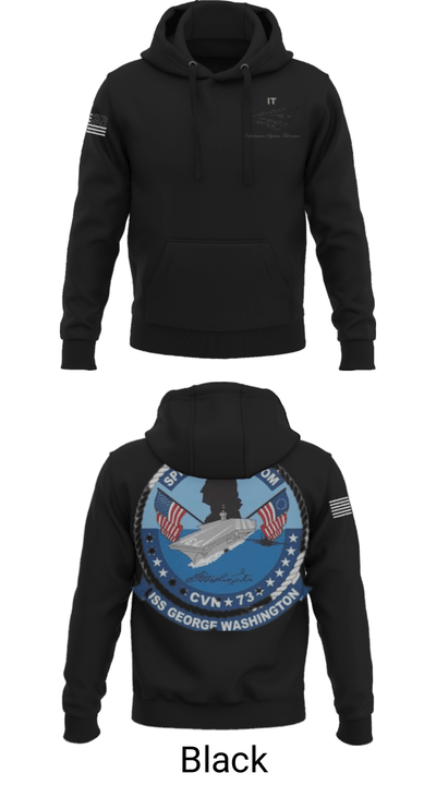 USS GEORGE WASHINGTON INFORMATION TECHNICIANS 62071140 Hoodie - 48