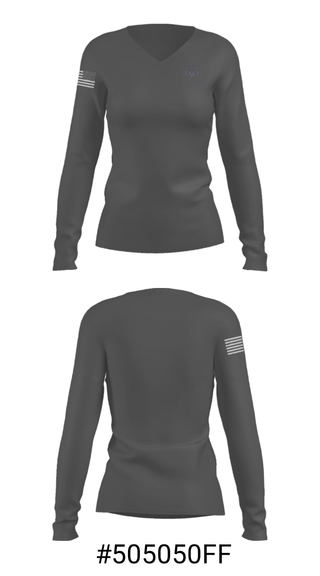 Women's Long Sleeve Vneck Shirt, River Mill Academy Soccer, Men's Soccer, Teamtime, Team time, sublimation, custom sports apparel, team uniforms, spirit wear, spiritwear, sports uniforms, custom shirts, team store, custom team store, fundraiser sports, apparel fundraiser