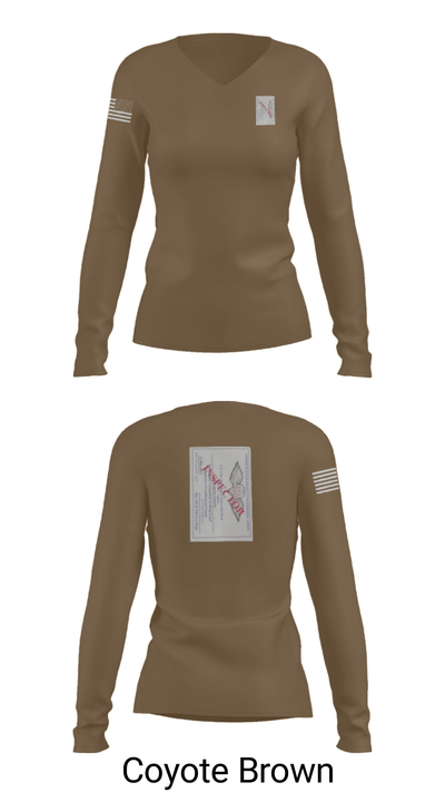 346th TADC(A) 1190959 Women's Long Sleeve V-neck Shirt - 38