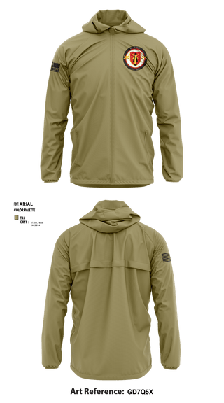 Windbreaker, , Army, Teamtime, Team time, sublimation, custom sports apparel, team uniforms, spirit wear, spiritwear, sports uniforms, custom shirts, team store, custom team store, fundraiser sports, apparel fundraiser