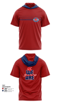 Deerfield Spartans 70585426 Short Sleeve Performance Shirt with hood - 1